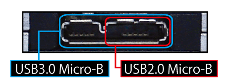 USB3.0 MicroBコネクタを増設